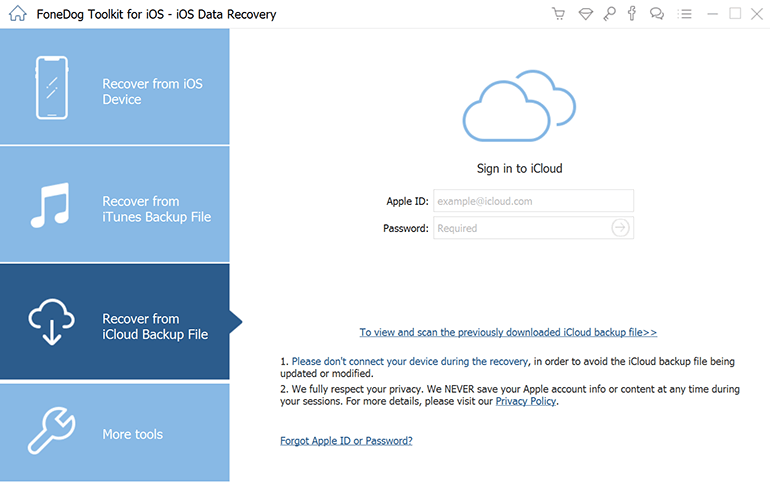 iCloud Yedeklemesinden verileri kurtarın